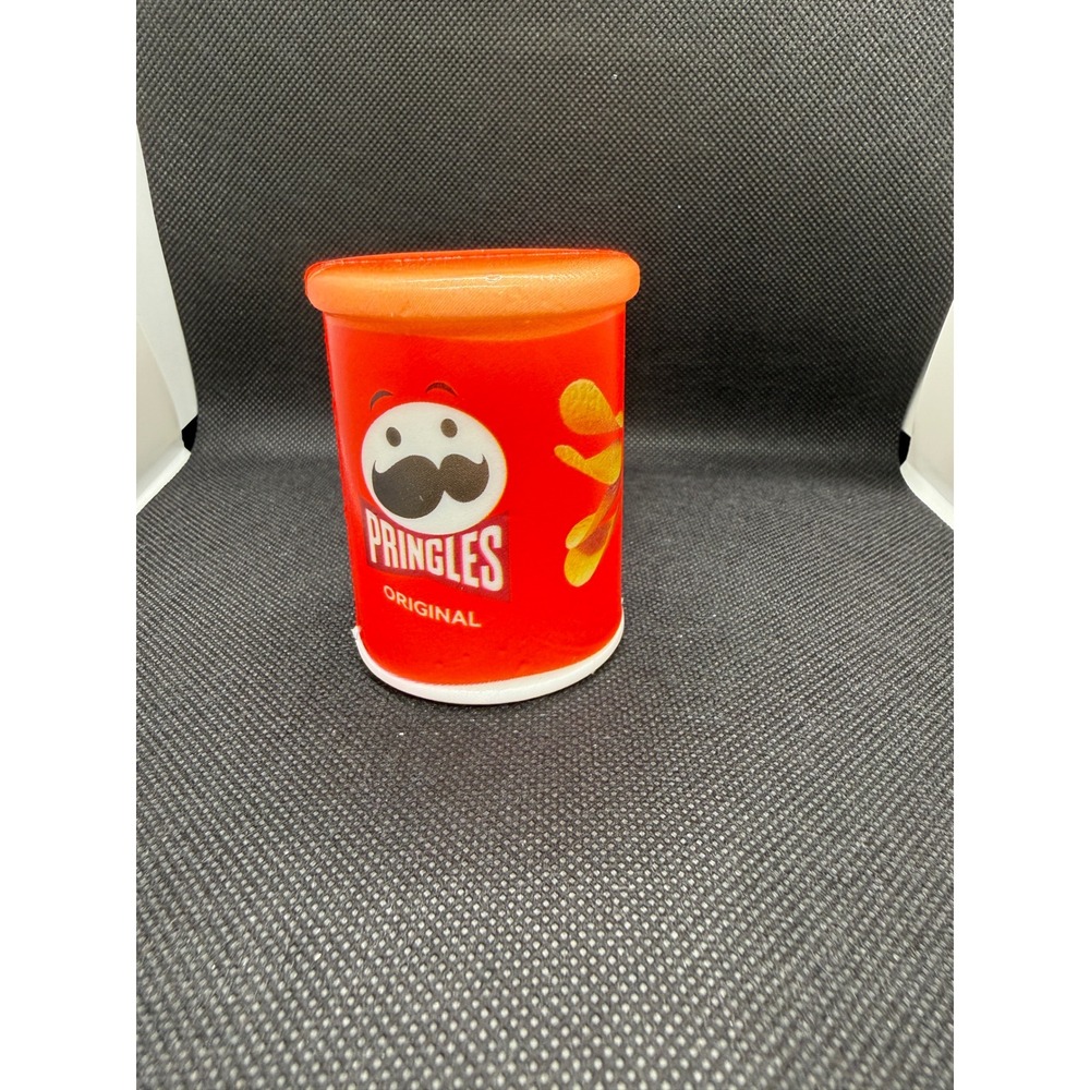 Pringles Original Can Squishy Toy Red Novelty Stress Reliever Mini Collectible